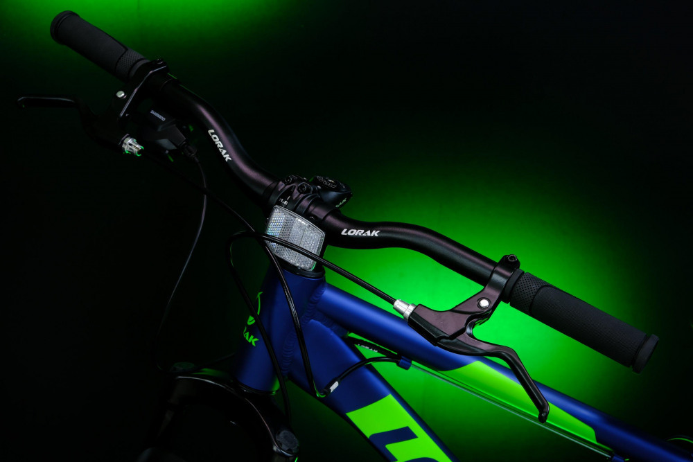 LORAK SHARK 20 BLACK Матовый Синий/Зелёный