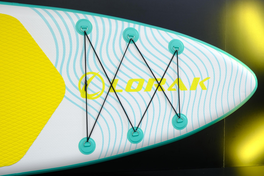 Сапборд Lorak 902 (335*84*15) бело-жёлтый, код 77902