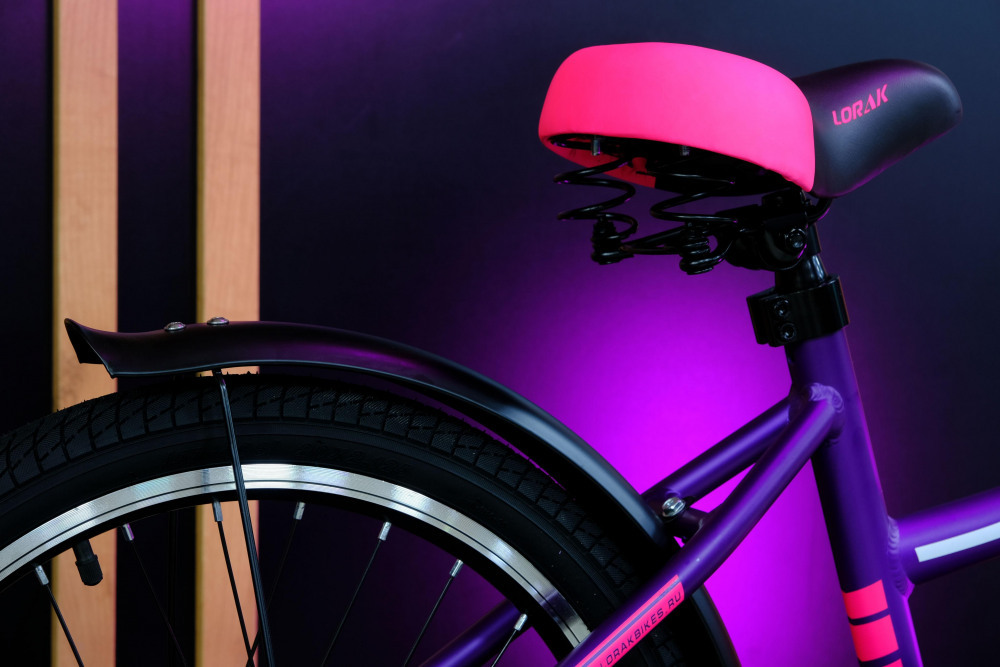 LORAK JUNIOR 20 Girl Black Матовый Фиолетовый/Розовый